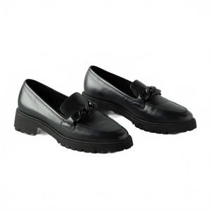 NEW ARA women's kiana loafer in black leather